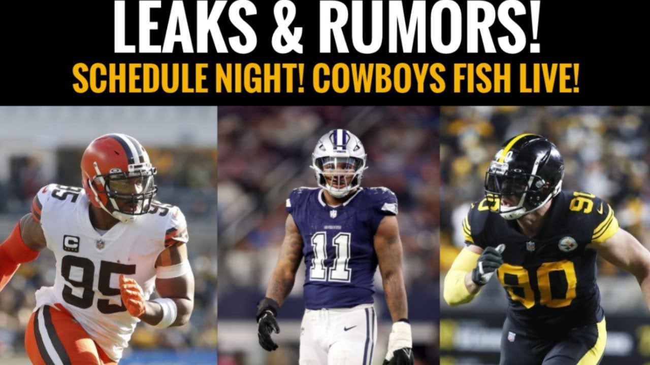 #Cowboys Fish at 6 LIVE: #NFL Schedule Night! LEAKS and RUMORS and SCOOP!