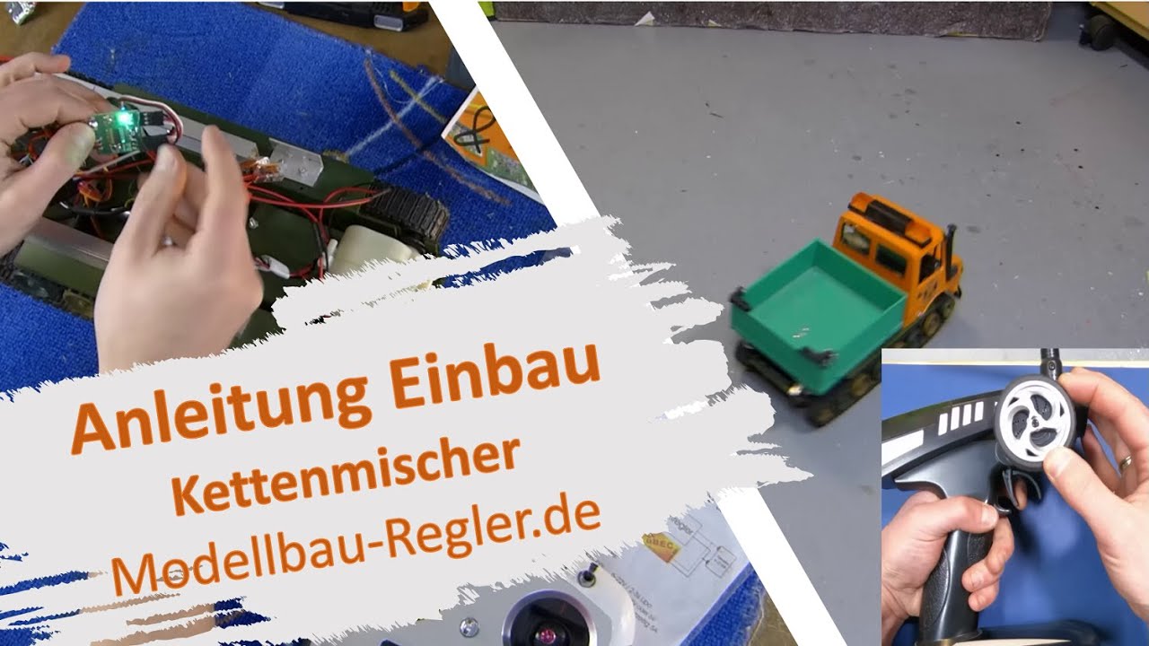 Anleitung Tutorial Kettenmischer V-Mischer Modellbau-Regler.de Einbau
