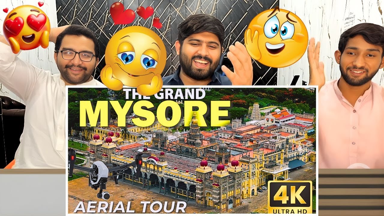 Pakistani Reaction On Mysore City 🇮🇳🤯| 4K Cinematic Drone Tour 2024 | Reaction 🔥