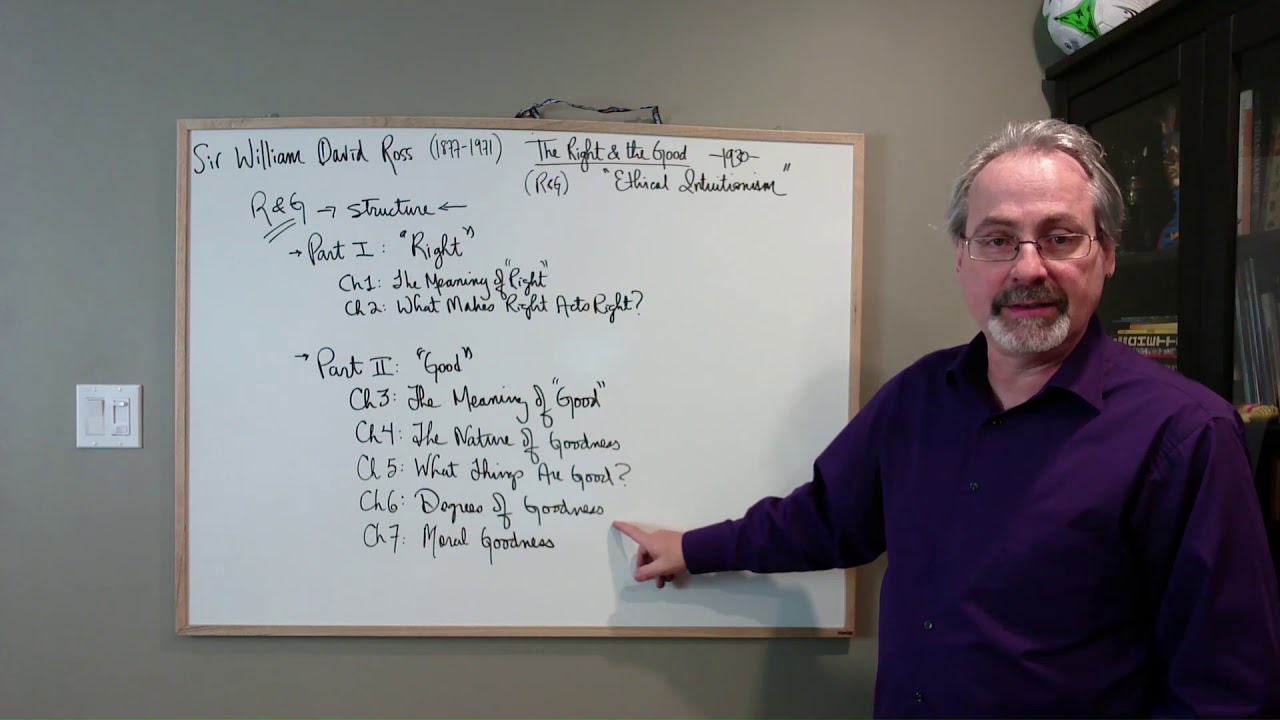 WD Ross, The Right & the Good Part II