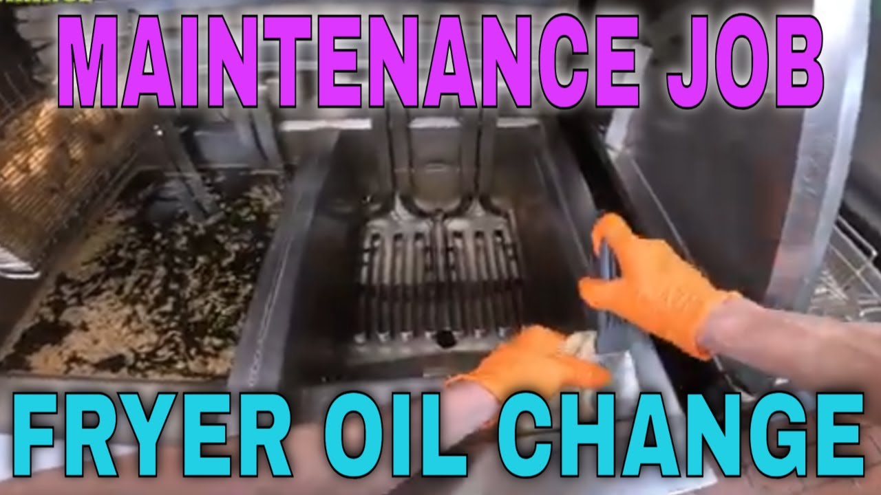 McDonalds Maintenance Job - Changing the Fryer Oil (How-To)