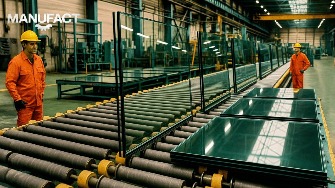 How Massive Glass Panels Are Made For Skyscrapers – From Sand To Skyline