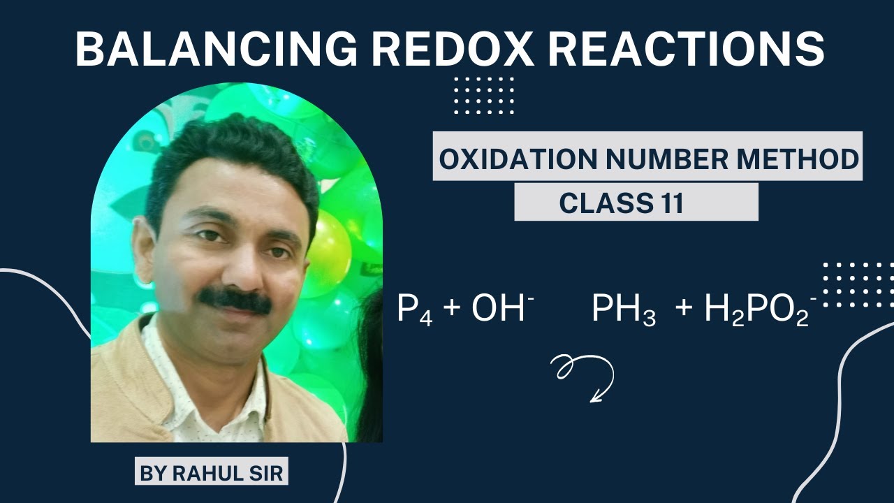 Balancing  Chemical Equation oxidation Number method | Redox Reaction Class 11| cbse