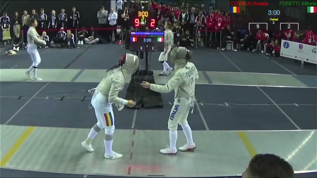 Euro Champs 2025 CWS - L8 - Amalia Covaliu ROU v Vittoria Fusetti ITA