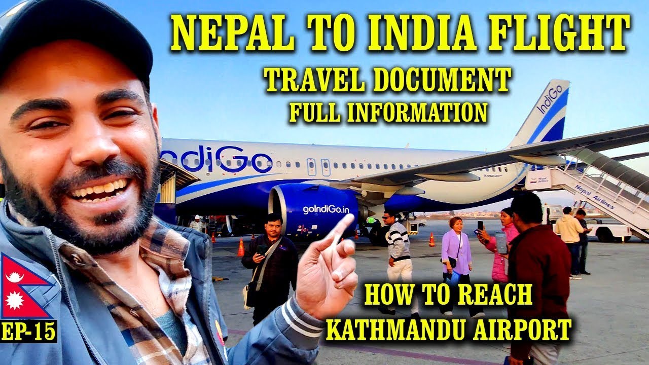 Nepal To Delhi, India By Flight | Indigo Flight | Nepal Travel Guide | Nepal Travel Vlog