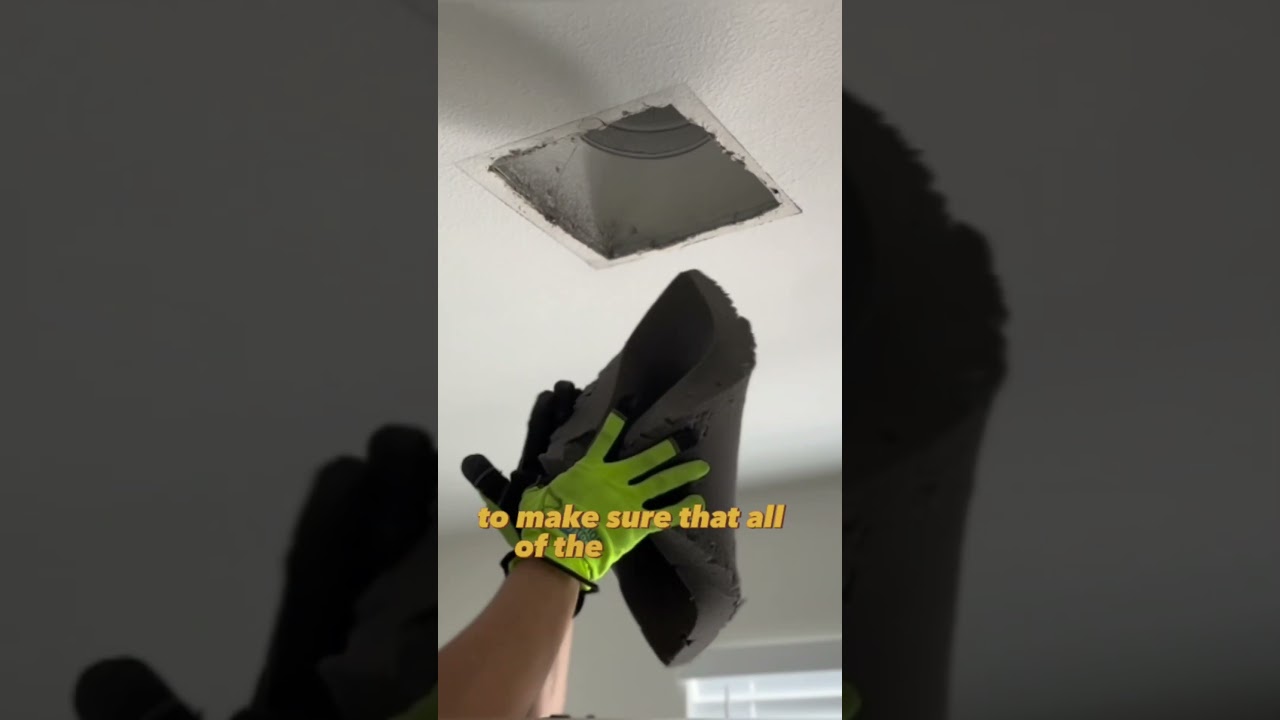 Is air duct cleaning a messy service? ￼ #airductcleaning #construction #duct #hvac #cleaning
