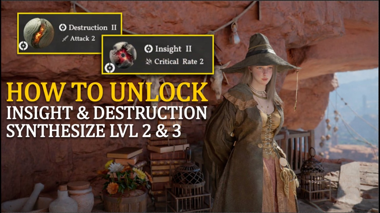 Crimson Desert - How to Unlock Insight & Destruction Abyss Gear Synthesize Level 2 and 3