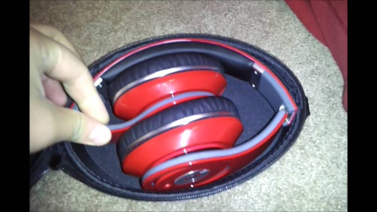 dr. dre Beats 2012 (Red) Head-Phones Unboxing 
