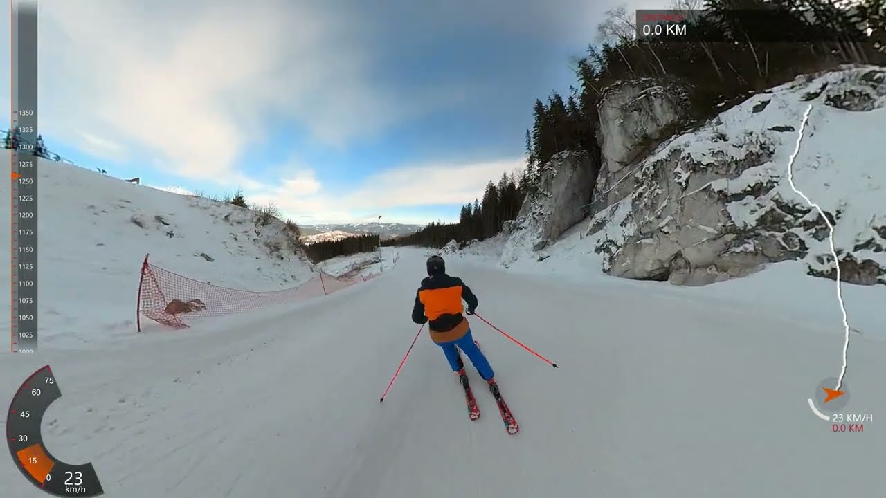 Rarau Ski Resort ~ Partia Rarau - Campulung Moldovenesc ~ Carving ~ Insta360 One X2 #Atomic SL