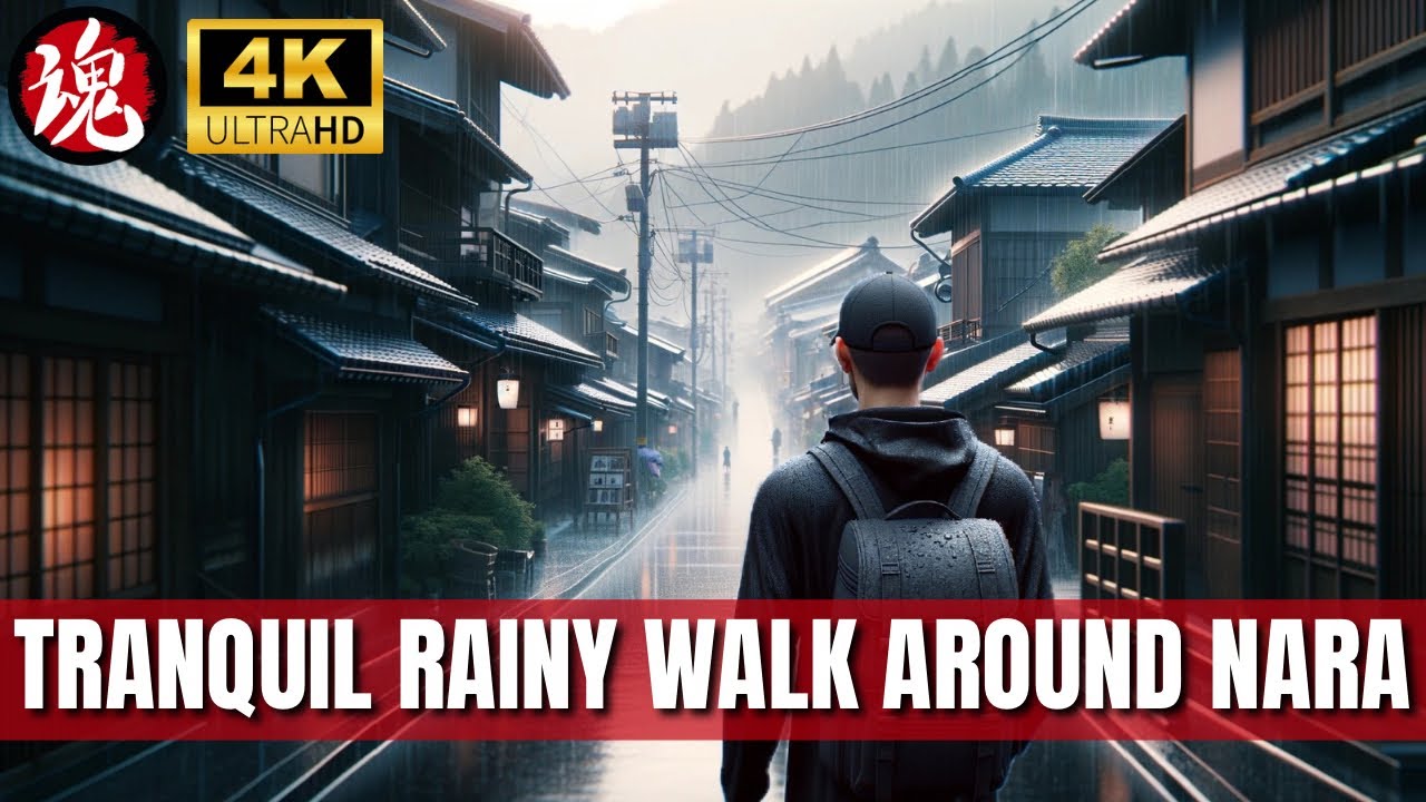 Exploring Nara in the Rain: ASMR Rainy Day Walk