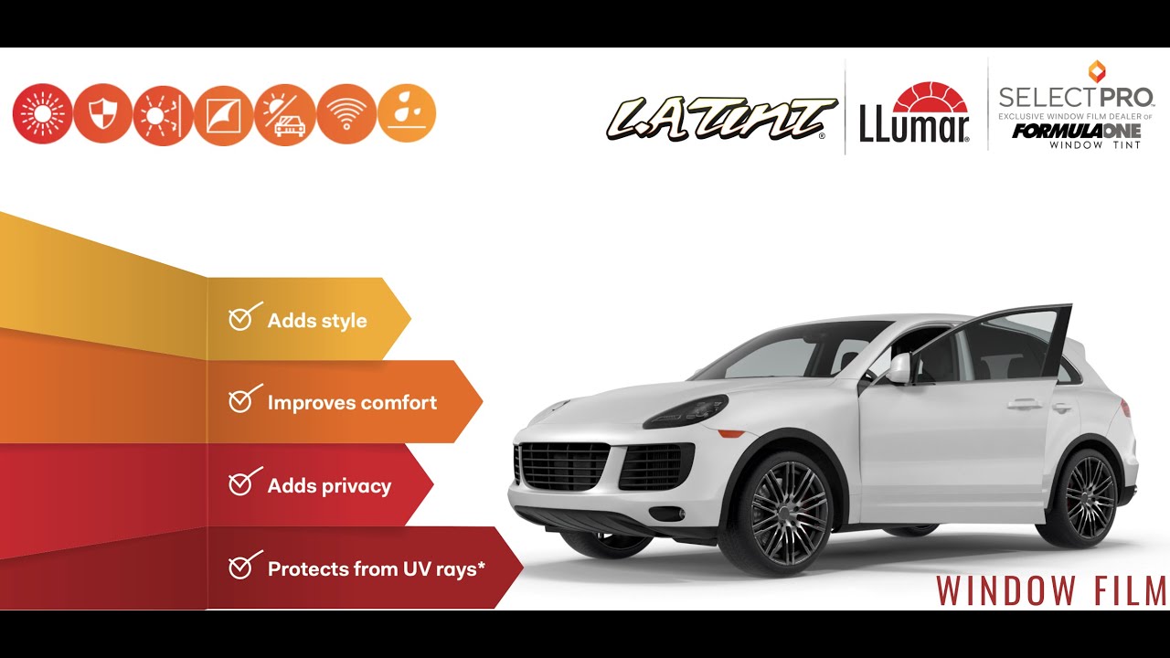 LLumar FormulaOne Automotive Tint Benefits from LA Tint of Manassas