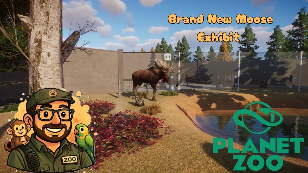 Building Our New Moose Exbibit: Planet Zoo