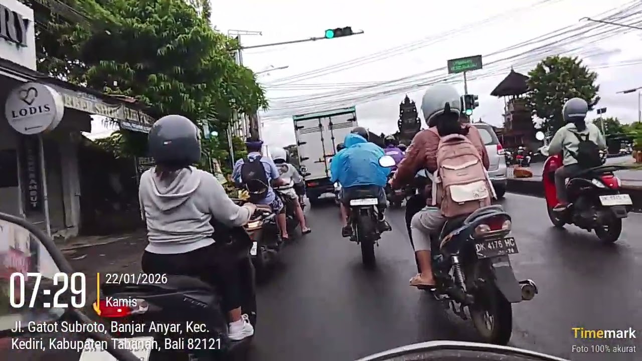 Tabanan kota - Marga Tabanan - Baha - Mengwi - Abiansemal Badung - Sayan - Kedewatan Ubud Gianyar.