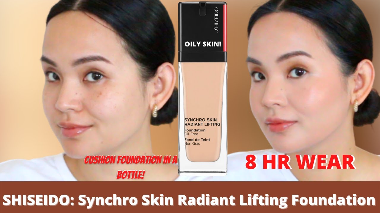 SHISEIDO SYCHRO SKIN LIFTING FOUNDATION | WEAR TEST | OILY SKIN