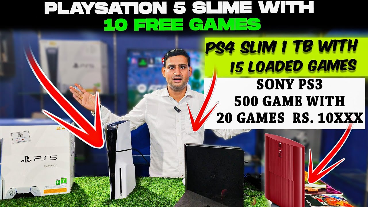 Playstation 5 Second Hand with Games Loaded I PS5 with Games Loaded  I Cheap Sony PS4 and Sony PS3
