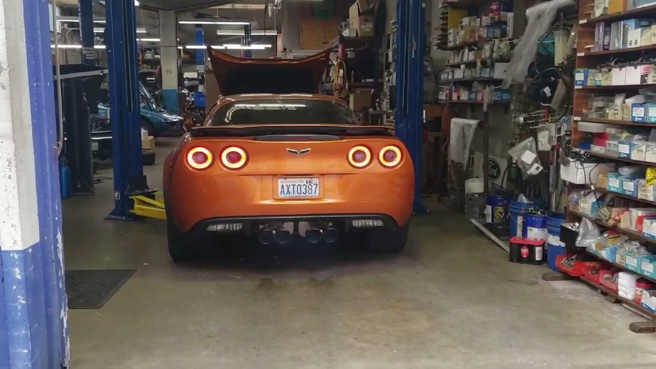 H/C/I/E 625WHP Cammed C6 Z06 with Corsa Extreme.