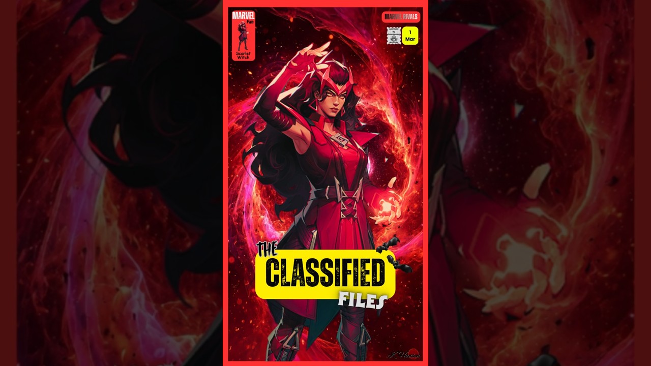 Scarlet Witch The Classified Files - Marvel Rivals Fancomic  #marvelrivals #marvel #gamingshorts