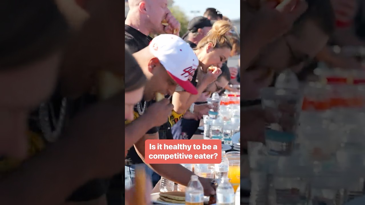 This is how competitive eaters maintain their health. #womensports #competitiveeating #sportshealth