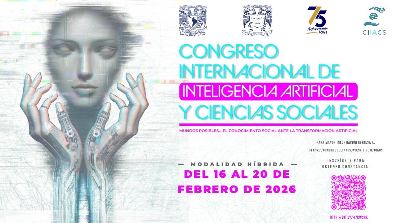 Congreso Internacional de #InteligenciaArtificial y Ciencias Sociales