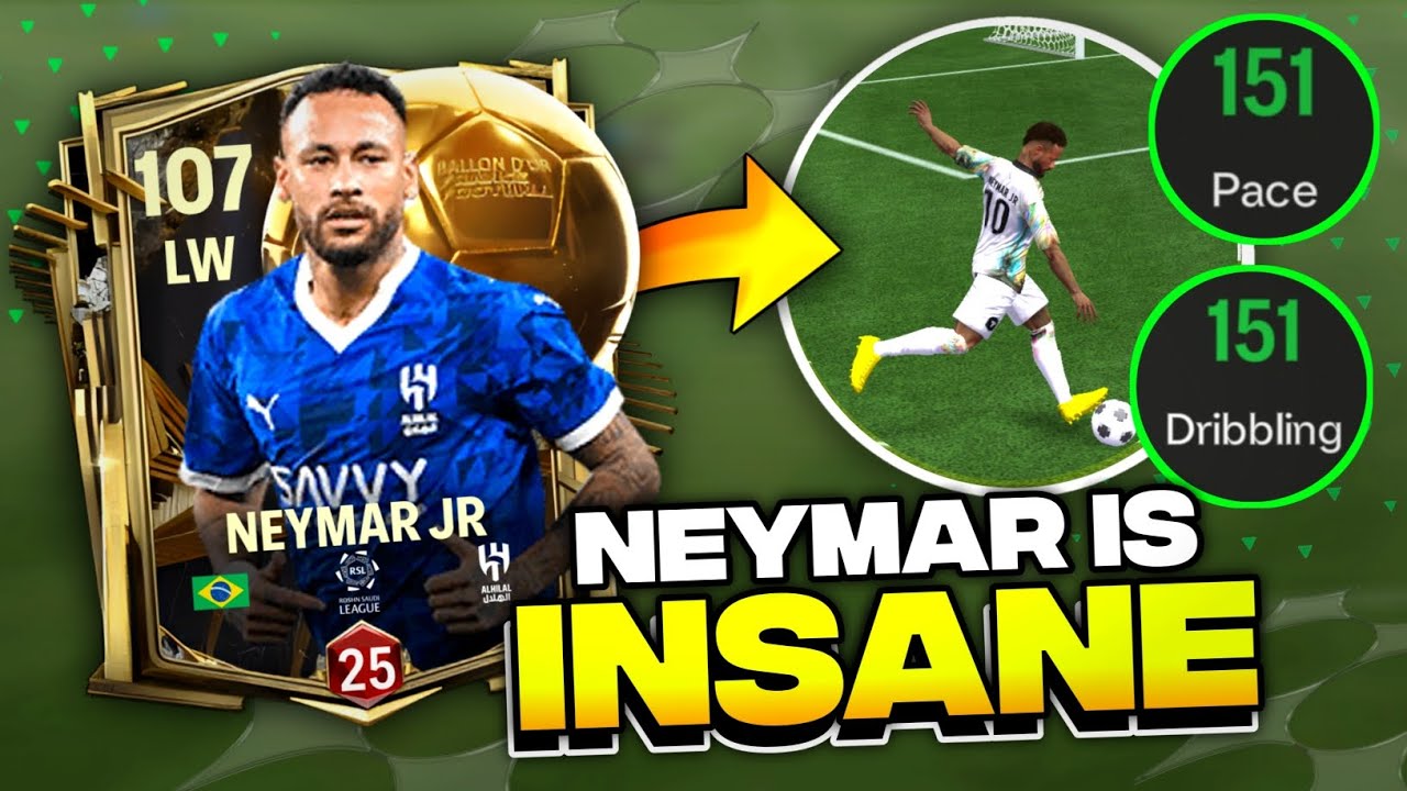 Ballon D'or NEYMAR is INSANE - FC MOBILE‼️