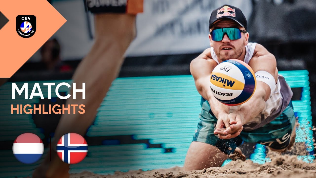 SemiFinals I NOR vs NED I Match Highlights I CEV EuroBeachVolley 2025