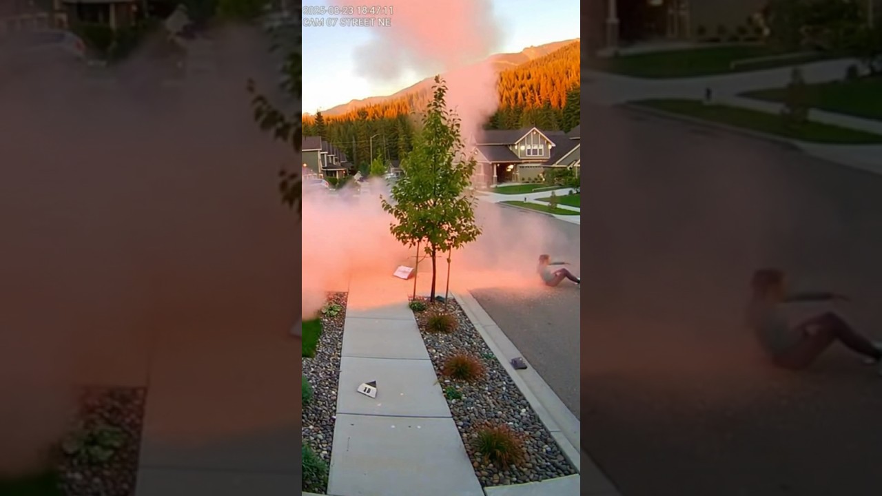 Porch pirate doesn&rsquo;t know this is trap 💥😳 this happened 💥💥