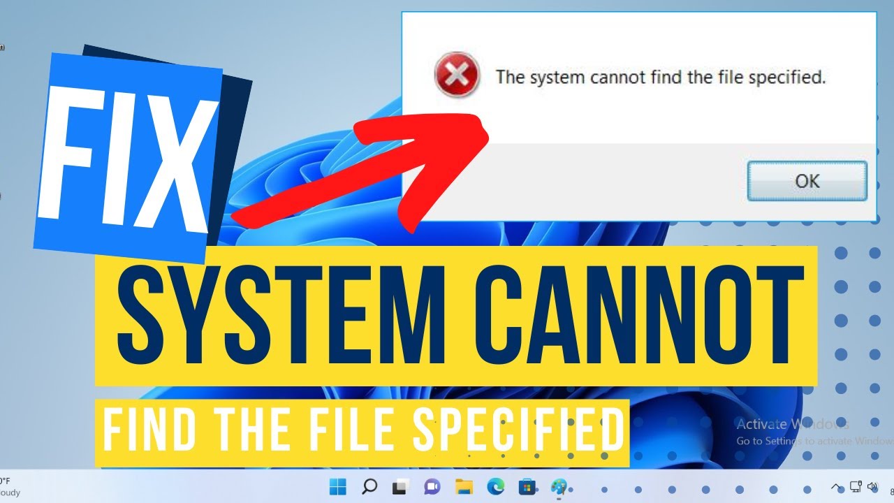 [Исправлено] — Система не может найти указанный путь Windows 10 / Windows 11