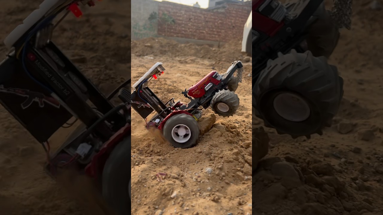 🌪️🔥💥🌪️Arjun tractor #powerful #homemade #tractor #toys #diy #scienceproject #farming #rctractor
