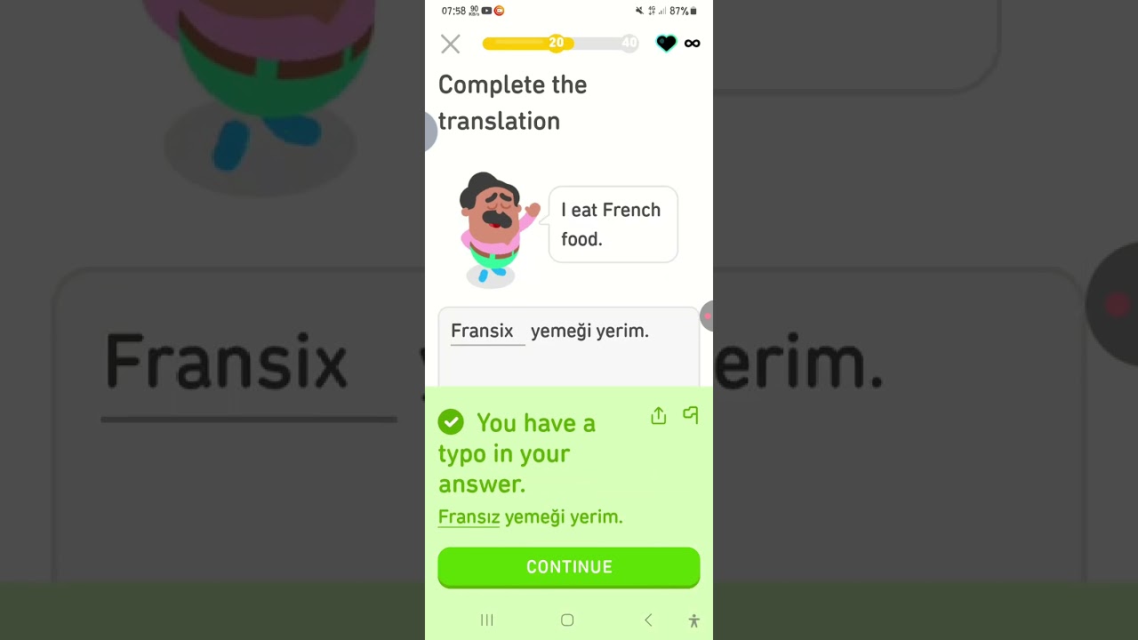 Duolingo 🇹🇷 #365dayschallenge #easyturkish #урокитурецкогоязыка 