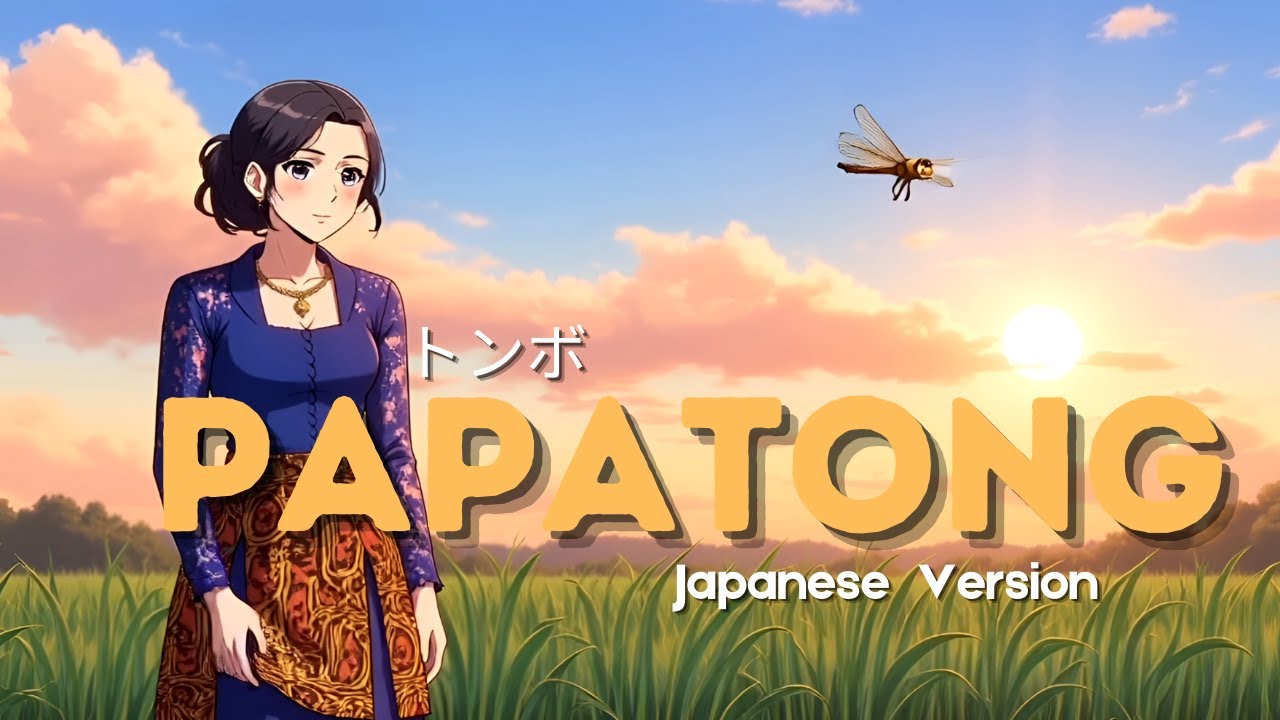 Papatong [トンボ ]  Versi Jepang | MV Anime