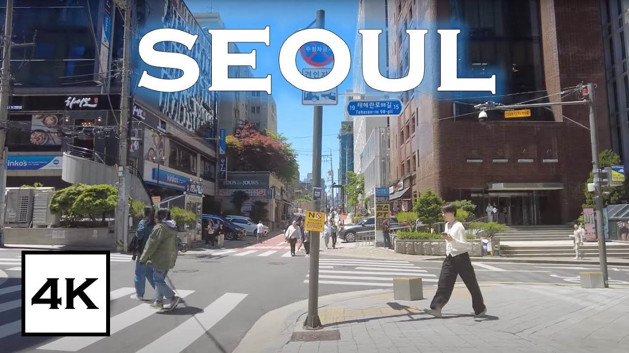 Seoul Gangnam Walking Tour 4K HDR | Explore Korea’s Trendiest District