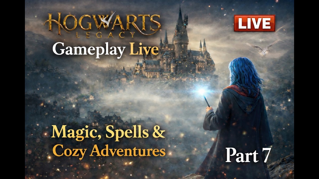 ✨ Hogwarts Legacy Gameplay Live | Magic, Spells & Cozy Adventures ✨ Part 7