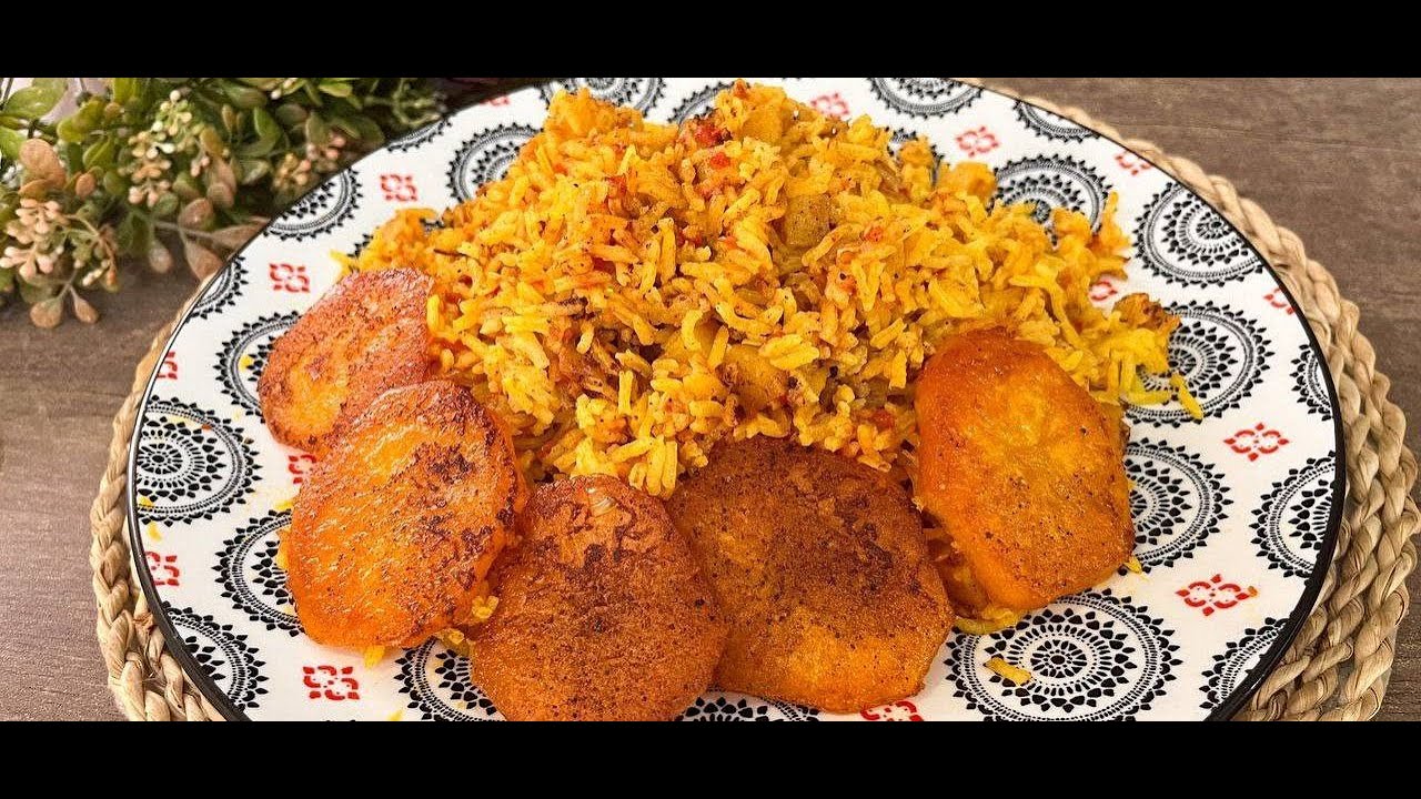 Simple Tomato Rice Recipe! Tomato Pulao! How to make Tomato Rice! Potato Rice Recipe!