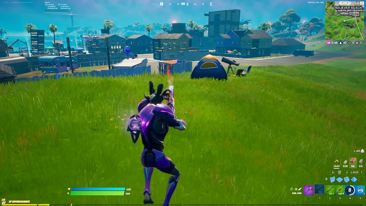 Is this combo BROKEN!? Fortnite Rail Gun/Recon Scanner deletes people!