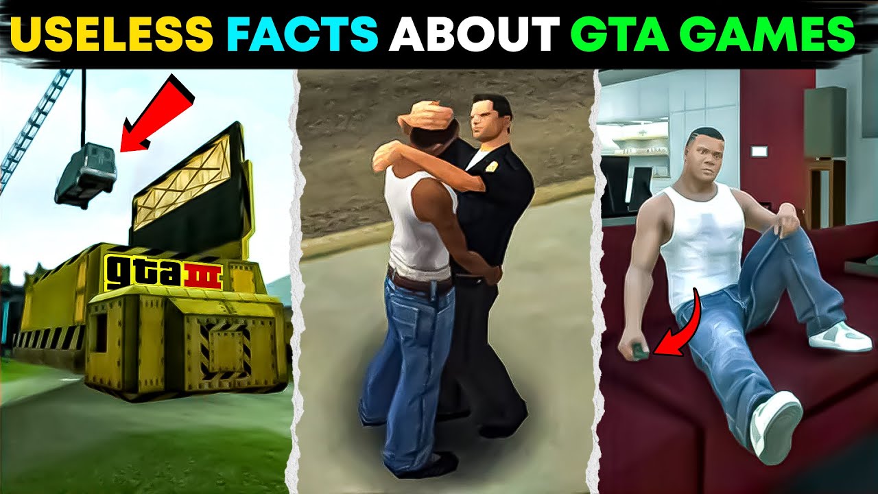 Бесполезные, но странные факты об играх GTA / GTA 3 - GTA 6