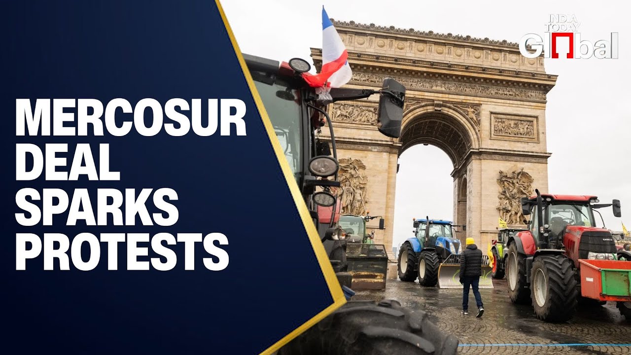 WATCH LIVE: Farmers Rally Against Mercosur Agreement in France