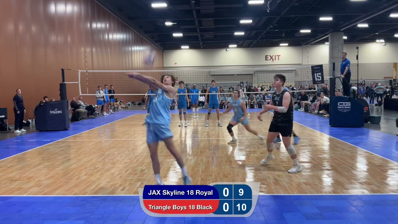 JAX SKYLINE 18 BOYS ROYAL vs TRIANGLE BOYS 18 BLACK at 2026 Mizuno Southwest Boys Classic - Day 2