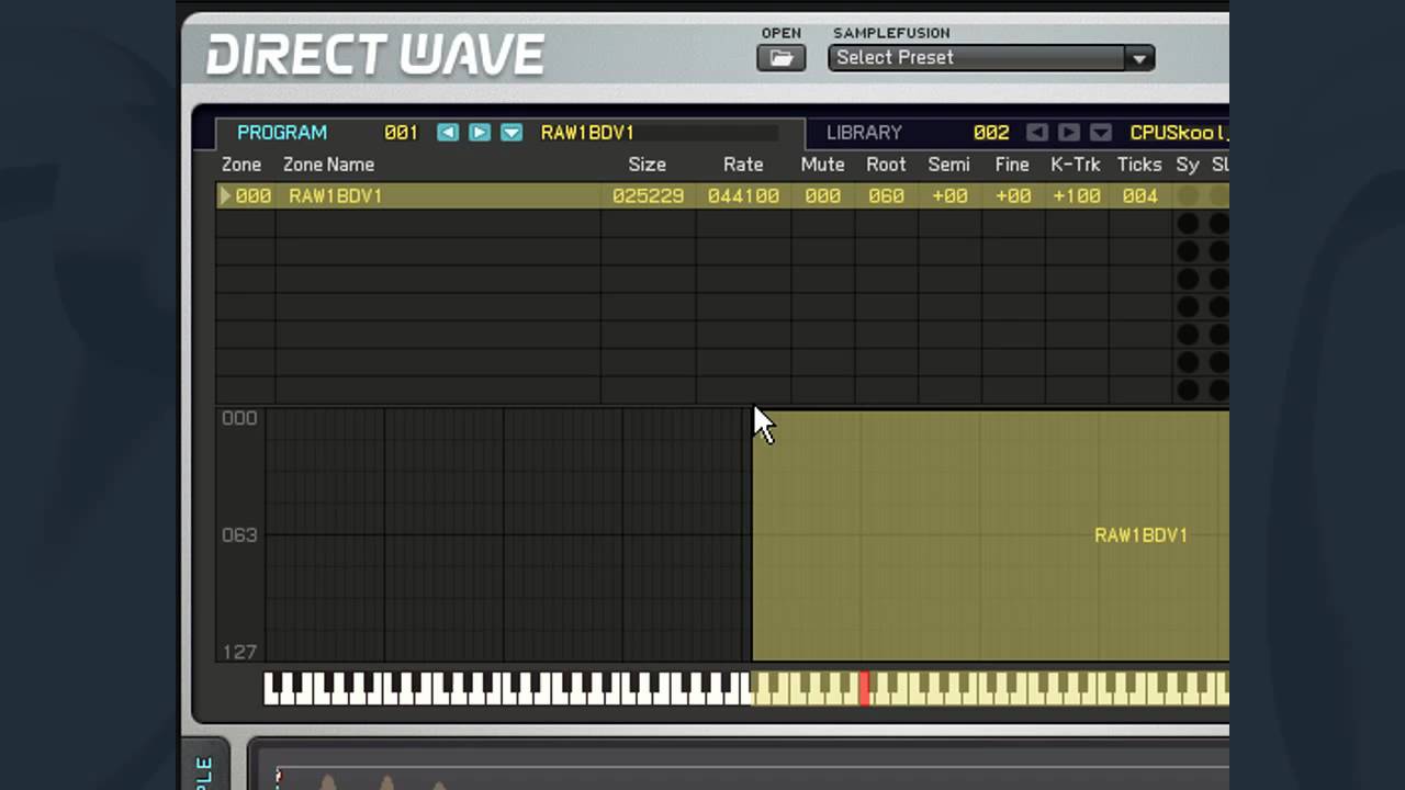 Directwave - Creating Zone