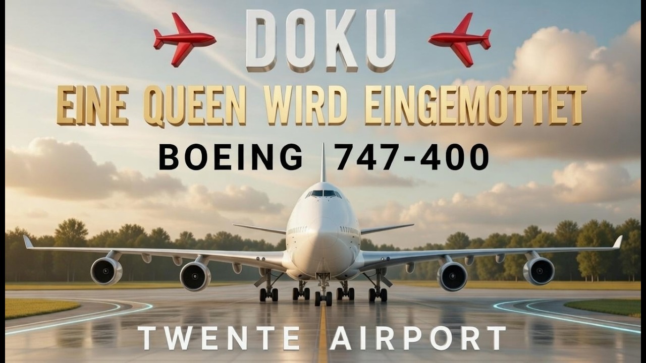 DOKU / Flug ins ungewisse - Eine Queen wird eingemottet / Lufthansa BOEING 747-400 / Twente Airport