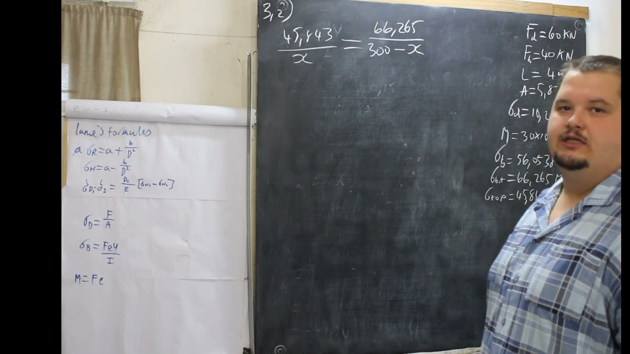 Strengths N6 Mixed Bag DP Exam Written 25 May 2023 Question 3 Combined Bending And Direct Stress