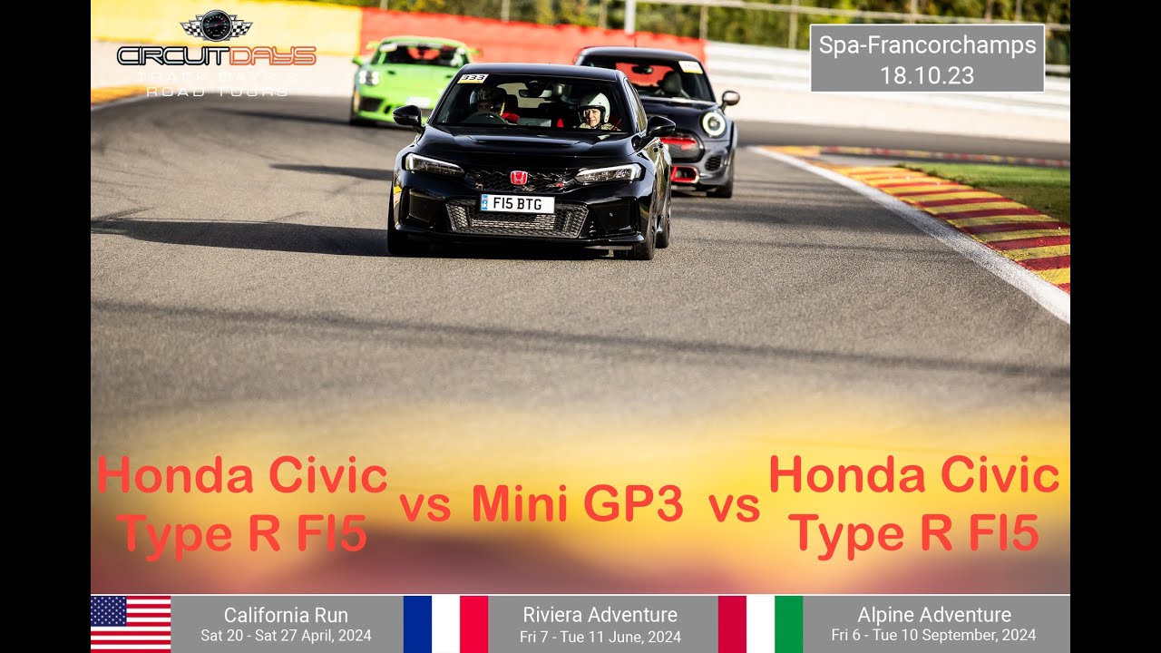Honda Civic TYPE R FL5 'VS' MINI GP3 'VS' Honda Civic Type R FL5