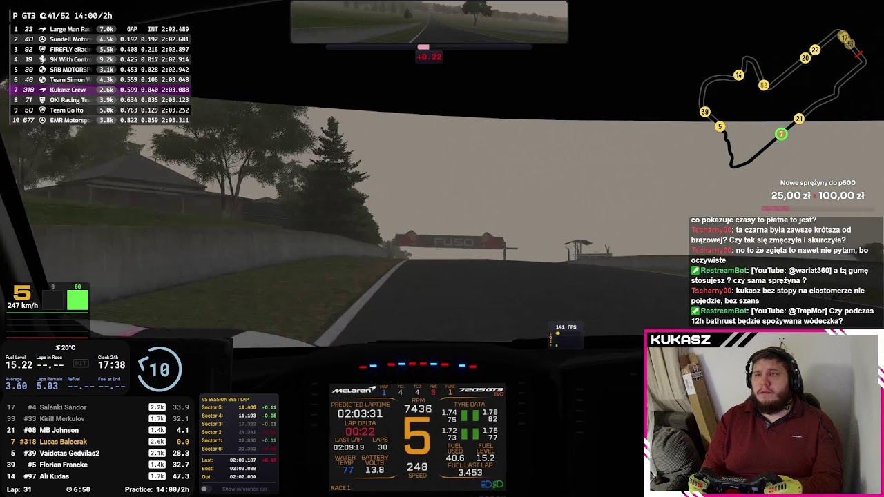 Testuje czym pojadę Bathursta 12h - solo