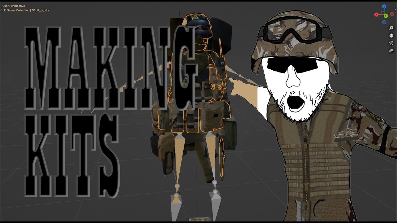 making kit meshes for Battlefield 2