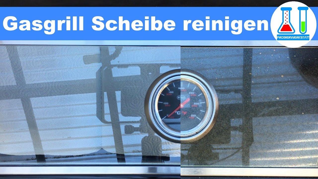 Gasgrill Glasscheibe reinigen beim Rösle Videro G4S - Wird Sie jemals wieder sauber?
