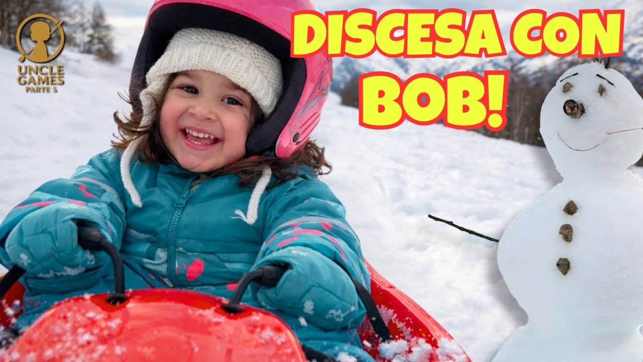 LA PRIMA VOLTA SULLA NEVE PER EMMA! Uncle Games pt.5