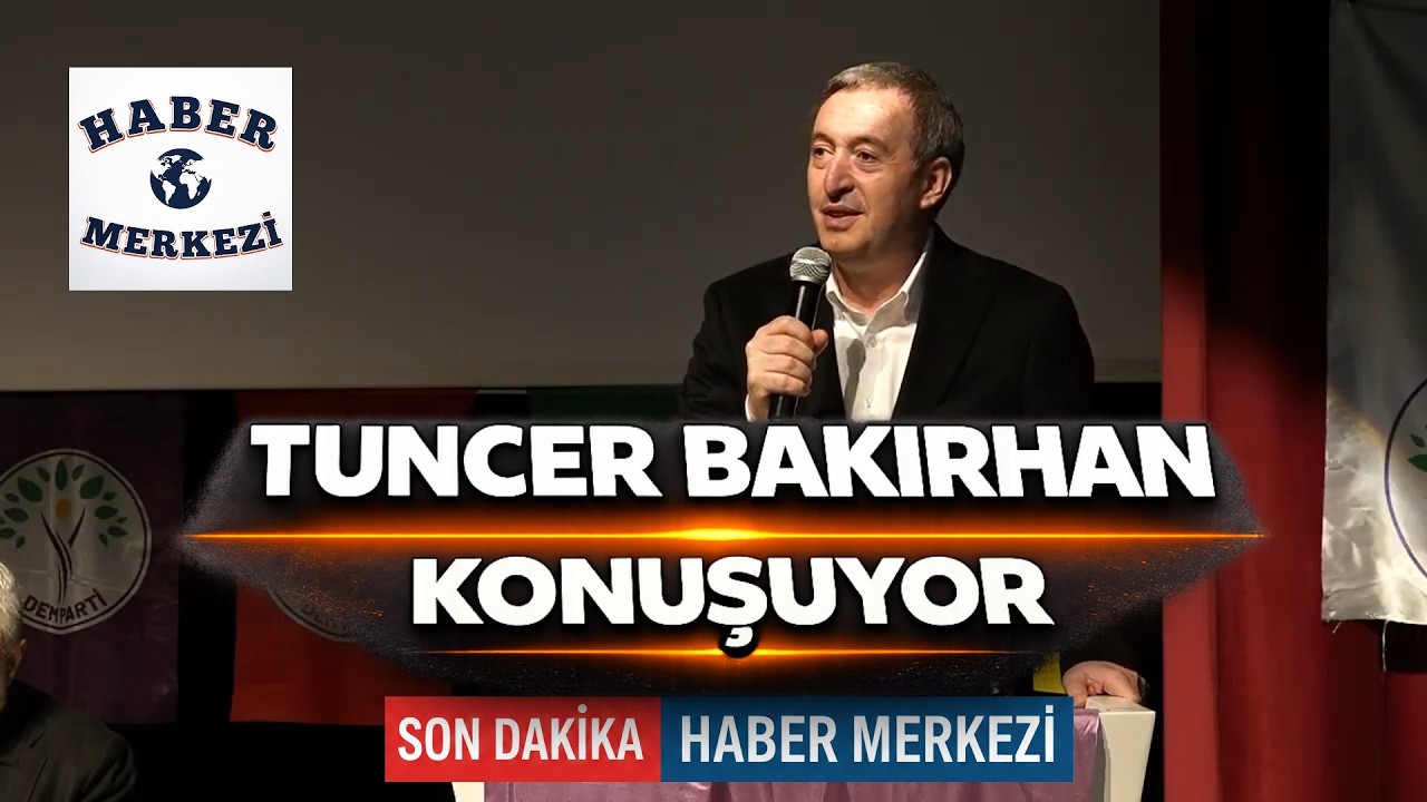 Dem Parti Eş Başkanı Tuncer Bakırhan açıklama yapıyor! / Antalya #Canlı
