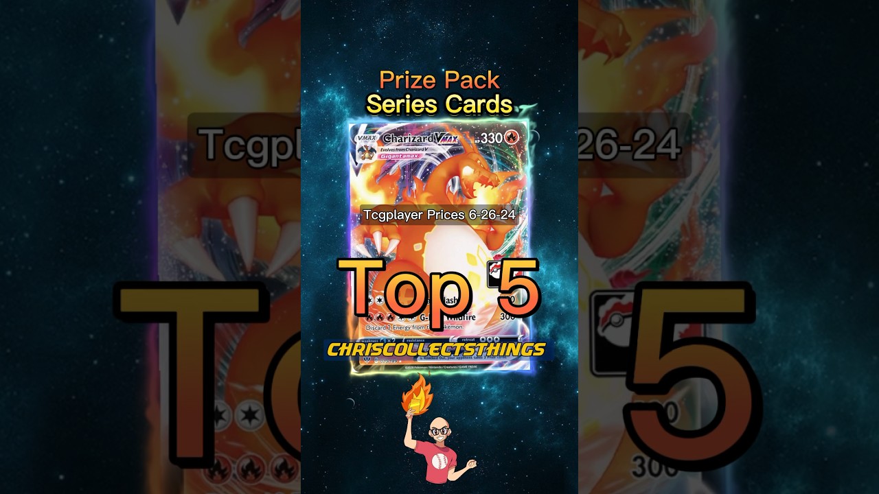 Top 5 RAREST Prize Pack Series Pokémon Cards 