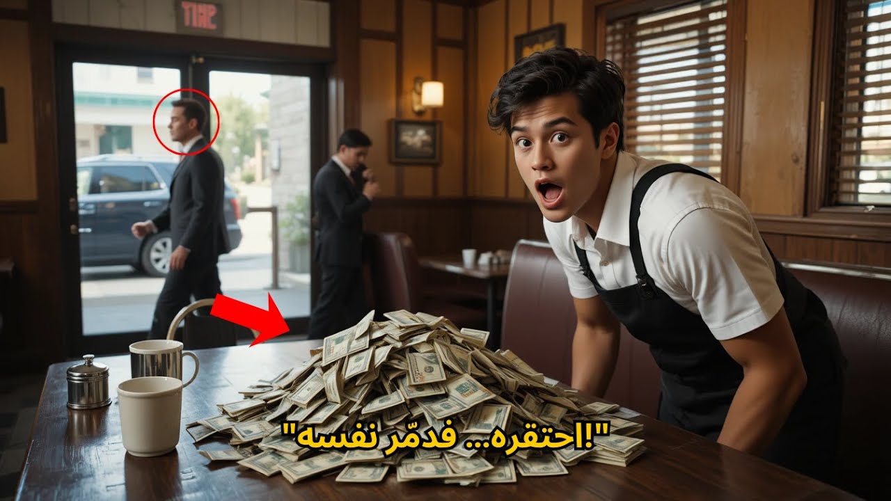 ملياردير ينسى 1000 دولار على الطاولة… وما فعله النادل الأسود الفقير بعدها صدم الجميع!