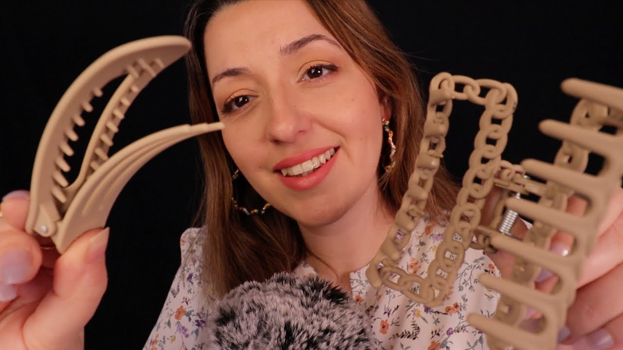 ASMR ✨ Clipping away your anxiety ♡ personal attention, hair clips, whispers