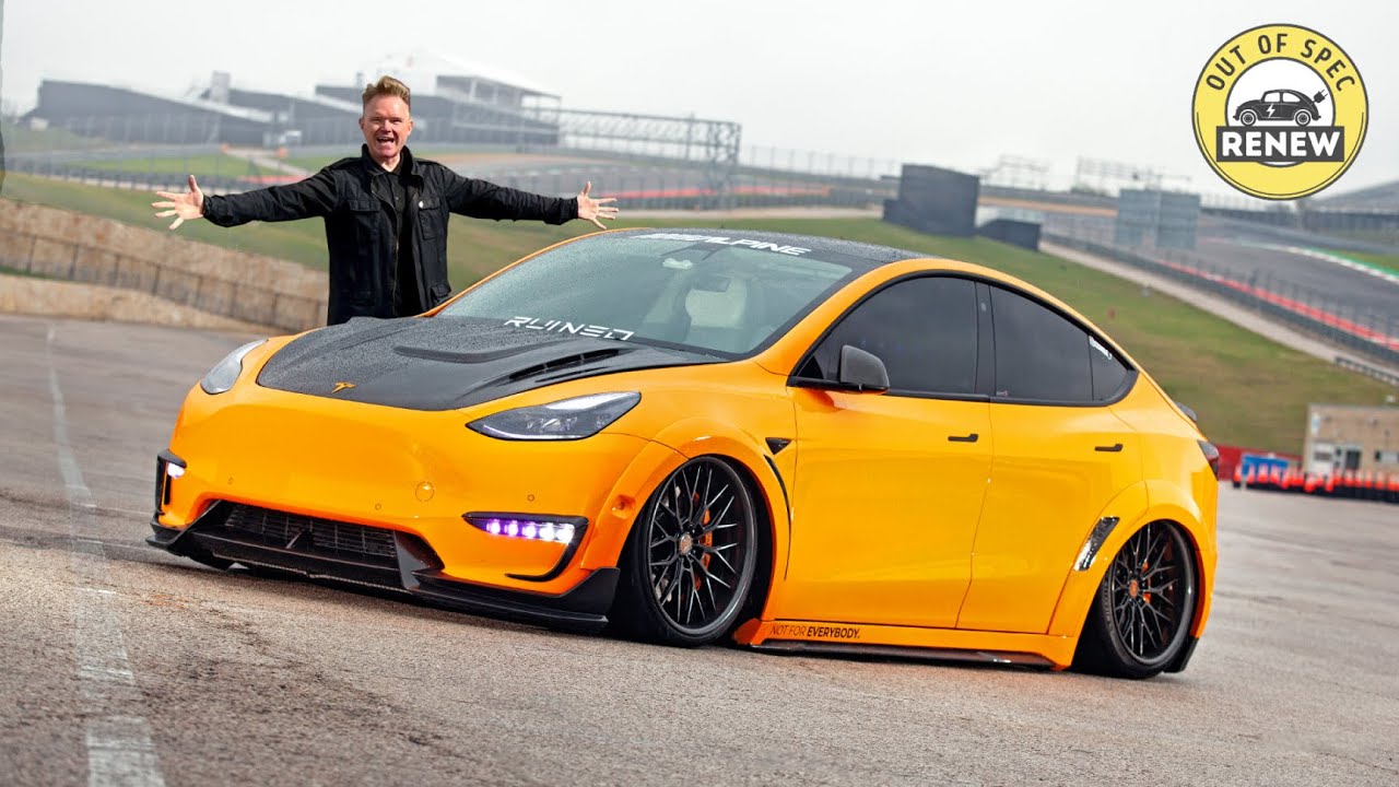 This Carbon-FIber, Wide Body Tesla Model Y Is Properly Unique!